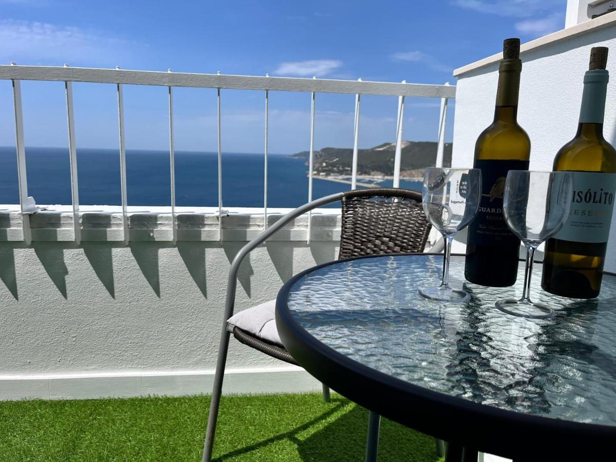 Axenic Retreat - Panoramic Ocean View, Sleeps 4, Ensuite Bathroom, New Redesign Sesimbra Eksteriør bilde